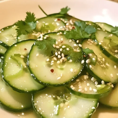 Asian cuisine is renowned for its vibrant flavors, diverse ingredients, and emphasis on fresh produce. Among the myriad of delectable dishes, refreshing salads hold a special place, particularly in warmer months. They provide a light yet satisfying option that is both nutritious and flavorful, making them a staple in many Asian households. One such dish that stands out is the Crunchy Fresh Asian Cucumber Salad. This salad is not only visually appealing with its bright colors but also offers a delightful crunch that tantalizes the taste buds.