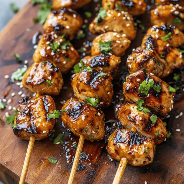 Skewered dishes have maintained an enduring popularity across cuisines worldwide, offering a convenient and delightful way to enjoy a range of flavors and textures. From tender meats to vibrant vegetables, skewers lend themselves to both casual and elegant dining experiences. Among the myriad of options available, Spicy Honey Garlic Chicken Skewers stand out as a delicious fusion of sweet and spicy flavors that captivate the palate. This recipe is not only a feast for the taste buds but also a versatile dish perfect for various occasions, whether you’re hosting a summer barbecue, preparing a casual family dinner, or planning an outdoor picnic.