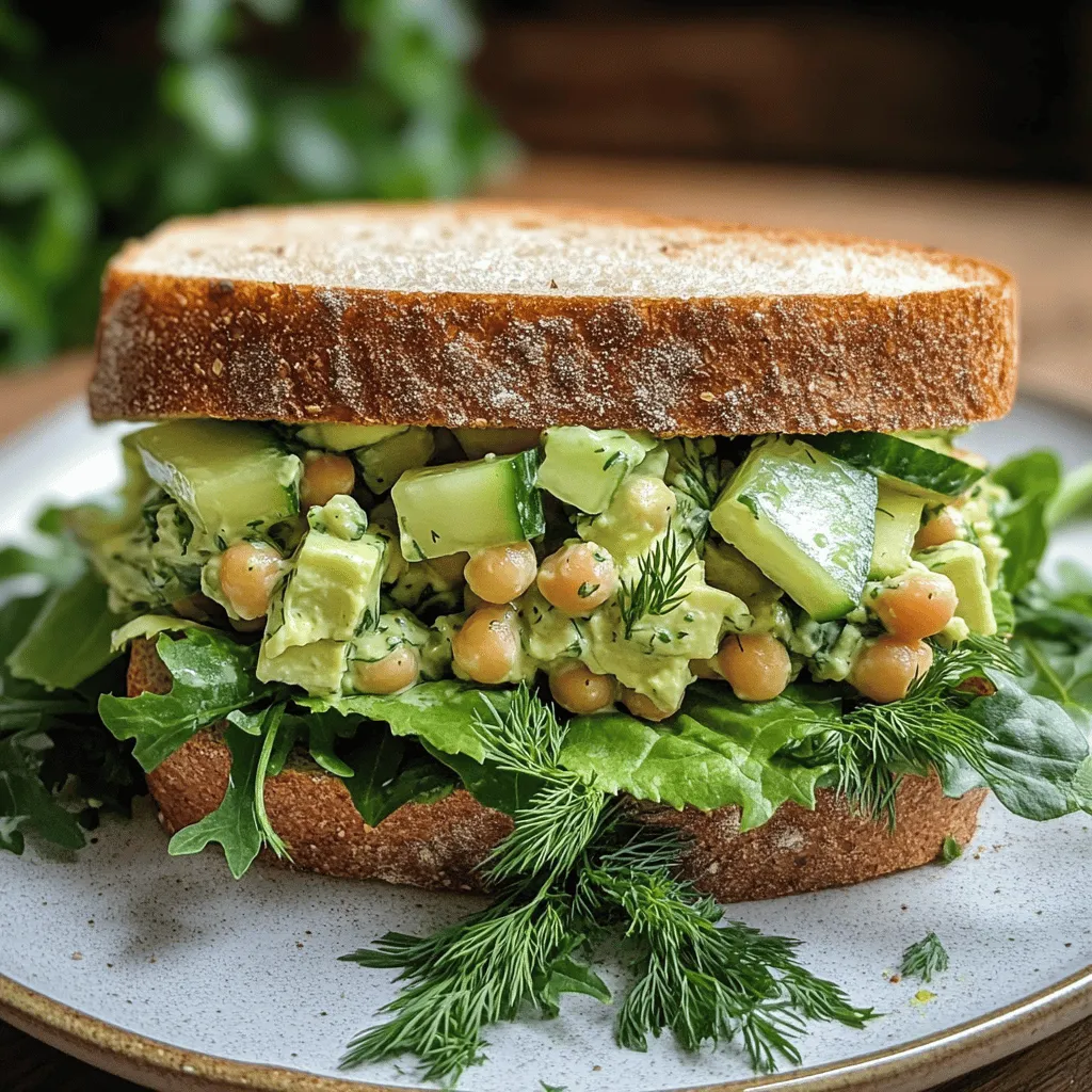 At the heart of the Green Goddess Salad Sandwich are its key ingredients, each contributing unique nutritional benefits.