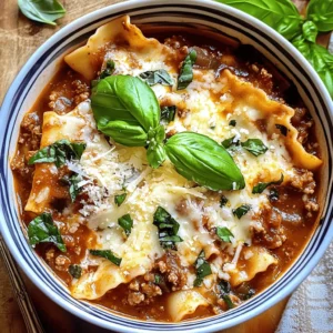 Lasagna soup is the epitome of comfort food, combining the heartwarming flavors of traditional lasagna in a cozy, soup form. It’s a dish that warms both the stomach and the soul, perfect for chilly evenings or any time you crave a hearty meal. This recipe stands out not just for its deliciousness but also for its simplicity. In under an hour, you can prepare a meal that rivals your favorite Italian restaurant’s lasagna.