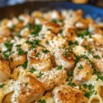 If you're searching for a dish that combines comfort, flavor, and ease of preparation, look no further than Garlic Butter Chicken Bites with Savory Creamy Parmesan Pasta. This delightful recipe brings together tender, juicy chicken bites sautéed in rich garlic butter, paired with a luscious creamy pasta that’s infused with the unmistakable taste of Parmesan cheese. The harmonious blend of these ingredients creates a dish that is not only satisfying but also elevates your dining experience, whether it’s a busy weeknight or a special occasion with family and friends.