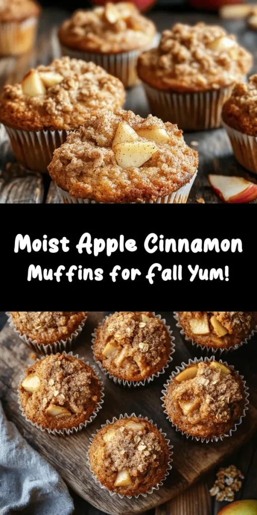 Bake up a batch of these irresistible moist apple cinnamon muffins that celebrate the flavors of fall! With diced apples, warm cinnamon, and a crunchy topping of oats and cinnamon sugar, these muffins are perfect for breakfast or a cozy afternoon snack. Easy to make, requiring only 35 minutes from start to finish, they're sure to become a family favorite. Serve them warm and enjoy the delightful taste of homemade goodness!