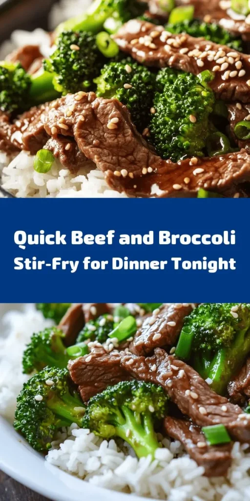 Savor the flavors of this delicious Chinese Beef and Broccoli Stir-Fry! With tender flank steak and fresh broccoli in a rich sauce made with soy sauce, oyster sauce, and ginger, this dish is sure to impress. It's quick to prepare in just 40 minutes, making it perfect for a weeknight dinner. Serve it over fluffy jasmine rice and top with toasted sesame seeds and green onions for an extra touch. Your taste buds will thank you!